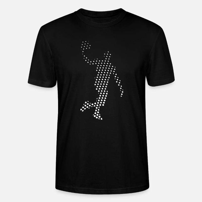 Basketteur de basket-ball - T-shirt bio CRAFTER Stanley Stella Unisexe - noir