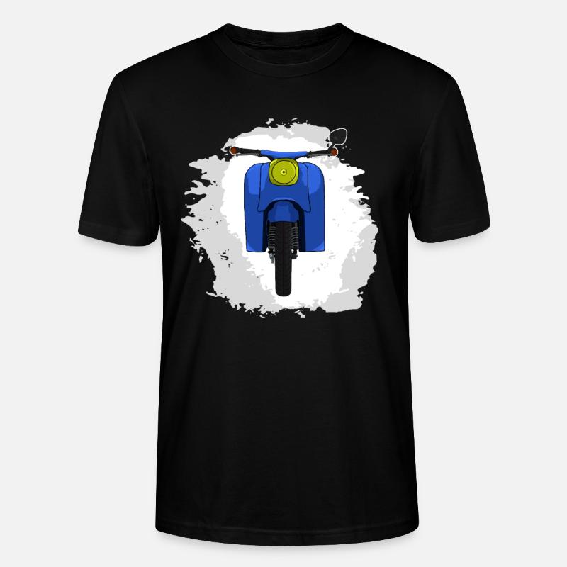 Schwalbe KR51 / Schwalbenfahrer / Ostalgie / Mofa - Stanley/Stella Unisex Bio-T-Shirt CRAFTER - Schwarz