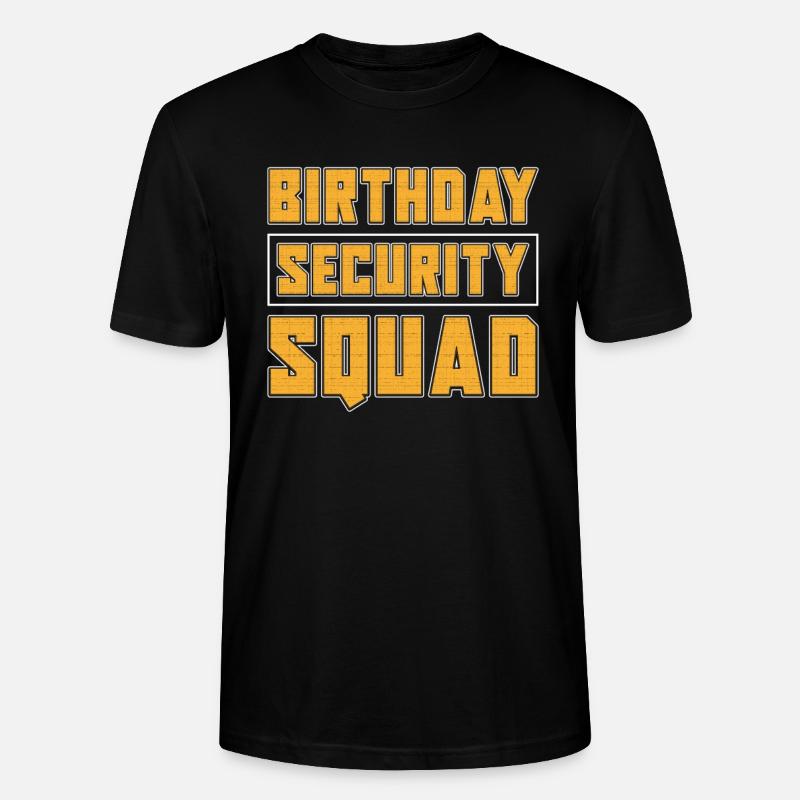 Security Security Guard Security Service - Stanley/Stella CRAFTER Unisex Organic T-Shirt - black