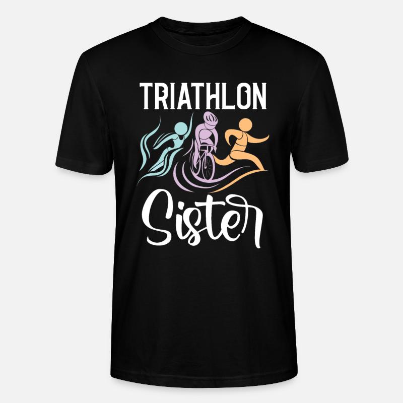 Triathlon - Stanley/Stella Unisex Bio-T-Shirt CRAFTER - Schwarz