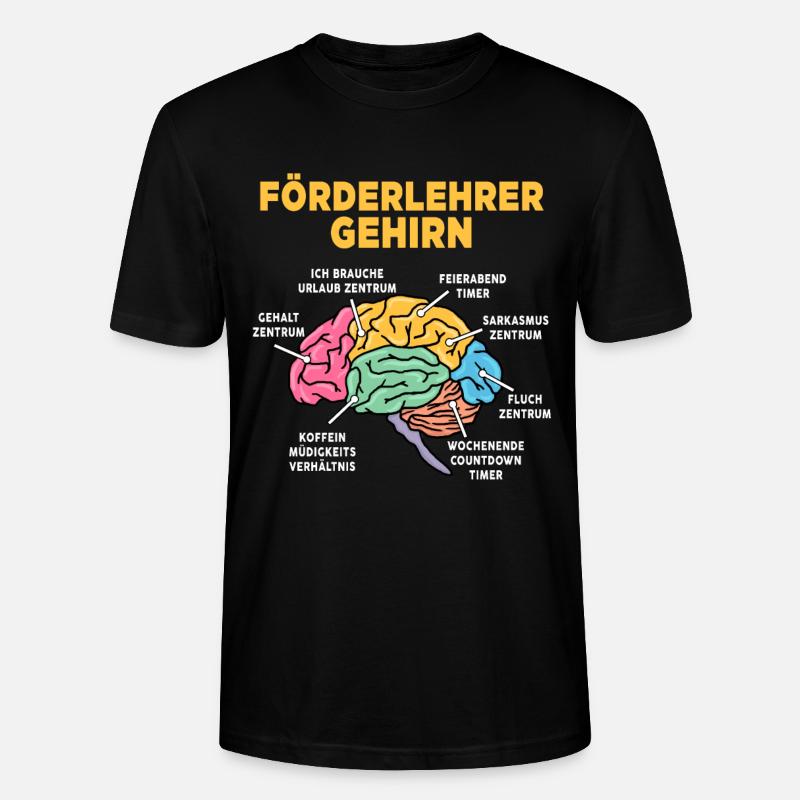 Förderlehrer - Stanley/Stella Unisex Bio-T-Shirt CRAFTER - Schwarz