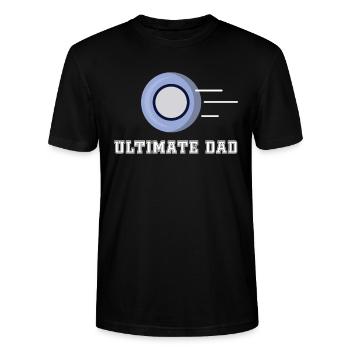 Ultimate Papa - Stanley/Stella Unisex Bio-T-Shirt CRAFTER - Schwarz - Vorne - Alina (178cm) & Michal (187cm)