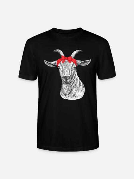 Goat Goat Goats - Stanley/Stella CRAFTER Unisex Organic T-Shirt - black
