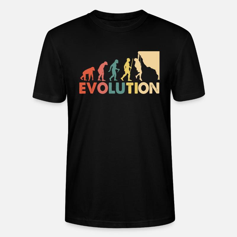 Climbing Evolution Escalade - T-shirt bio CRAFTER Stanley Stella Unisexe - noir