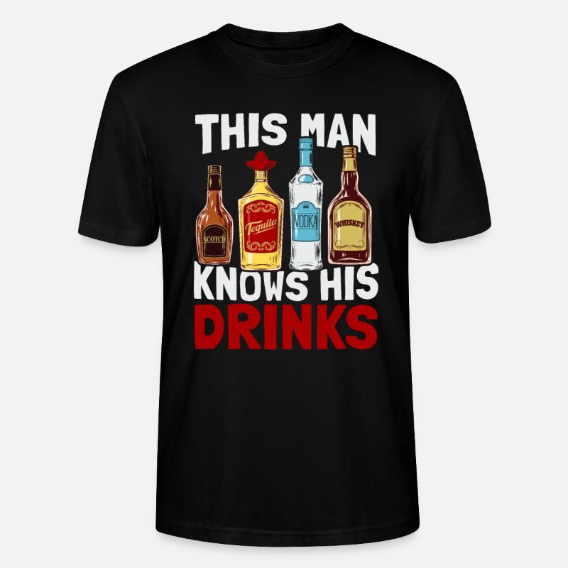 Barkeeper Bartender Barmann Bardame - Stanley/Stella Unisex Bio-T-Shirt CRAFTER - Schwarz