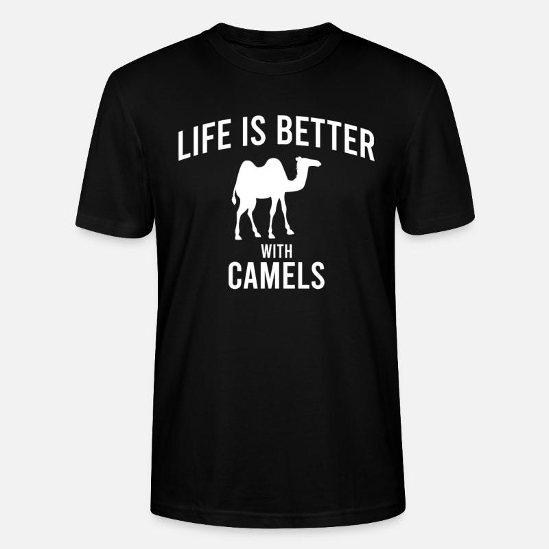 Camel Kamel Spruch - Stanley/Stella Unisex Bio-T-Shirt CRAFTER - Schwarz