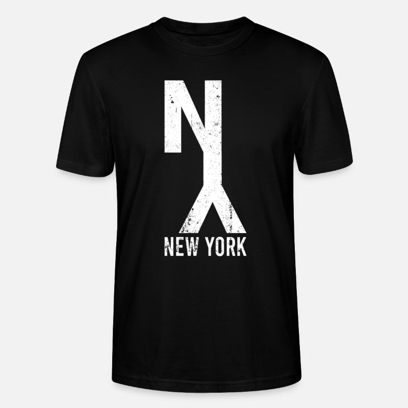New York - T-shirt bio CRAFTER Stanley Stella Unisexe - noir