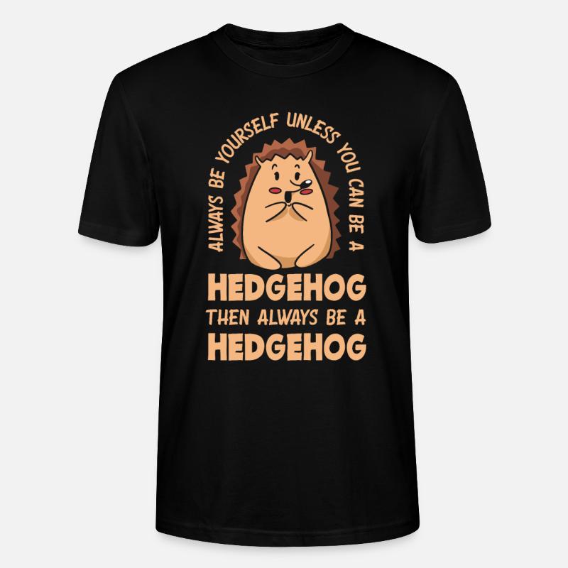 Igel Igel Igel - Stanley/Stella Unisex Bio-T-Shirt CRAFTER - Schwarz