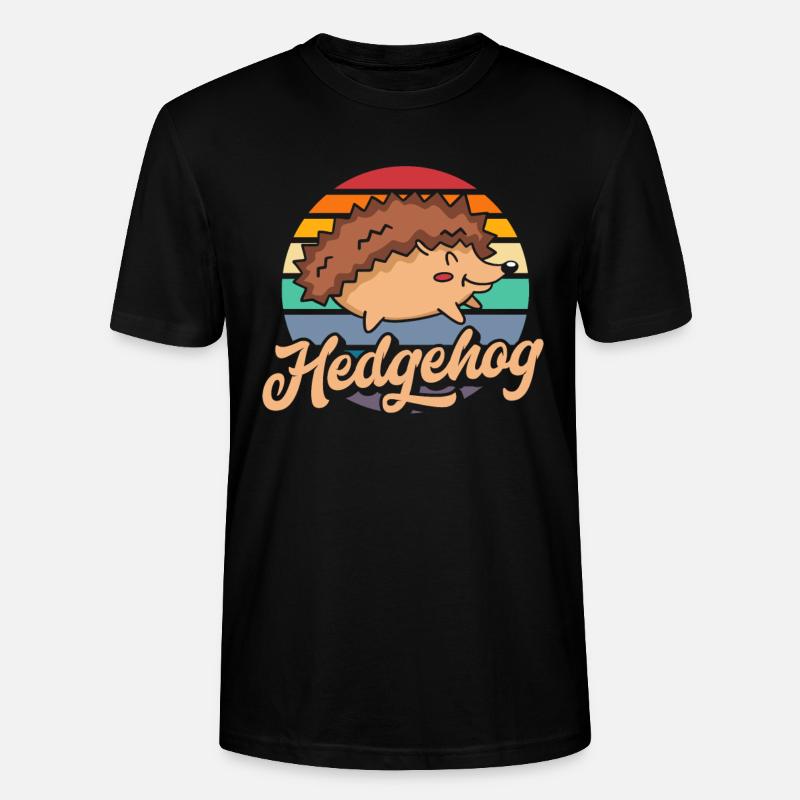 Igel Igel Igel - Stanley/Stella Unisex Bio-T-Shirt CRAFTER - Schwarz