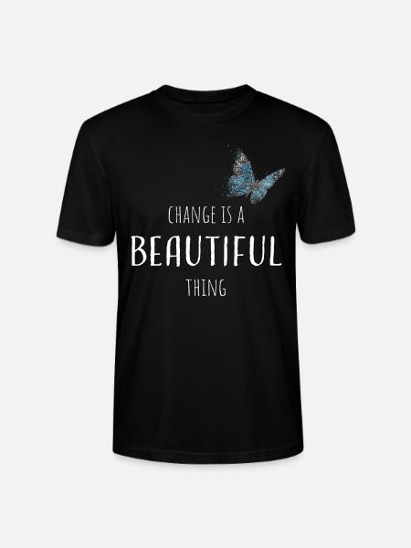 Schmetterlinge Gartenarbeit Garten - Stanley/Stella Unisex Bio-T-Shirt CRAFTER - Schwarz