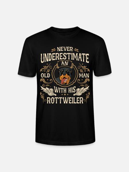 Rottweiler Hund - Stanley/Stella Unisex Bio-T-Shirt CRAFTER - Schwarz