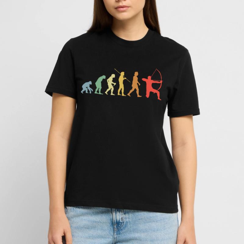 Bow Evolution Retro Archery Archer Stanley/Stella CRAFTER Unisex Organic T-Shirt