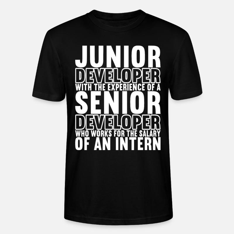 Programmers Programming Computer Scientists - Stanley/Stella CRAFTER Unisex Organic T-Shirt - black