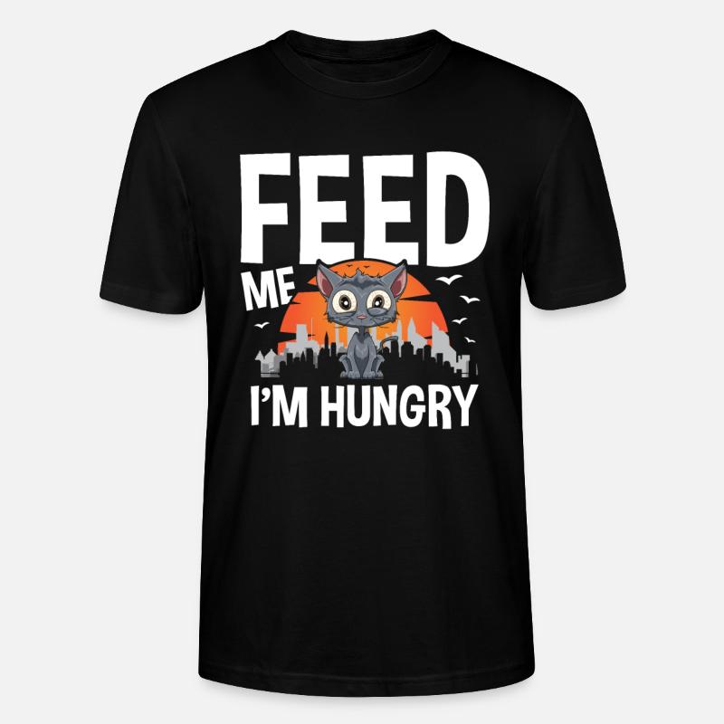 Feed Me I'm Hungry - Stanley/Stella Unisex Bio-T-Shirt CRAFTER - Schwarz