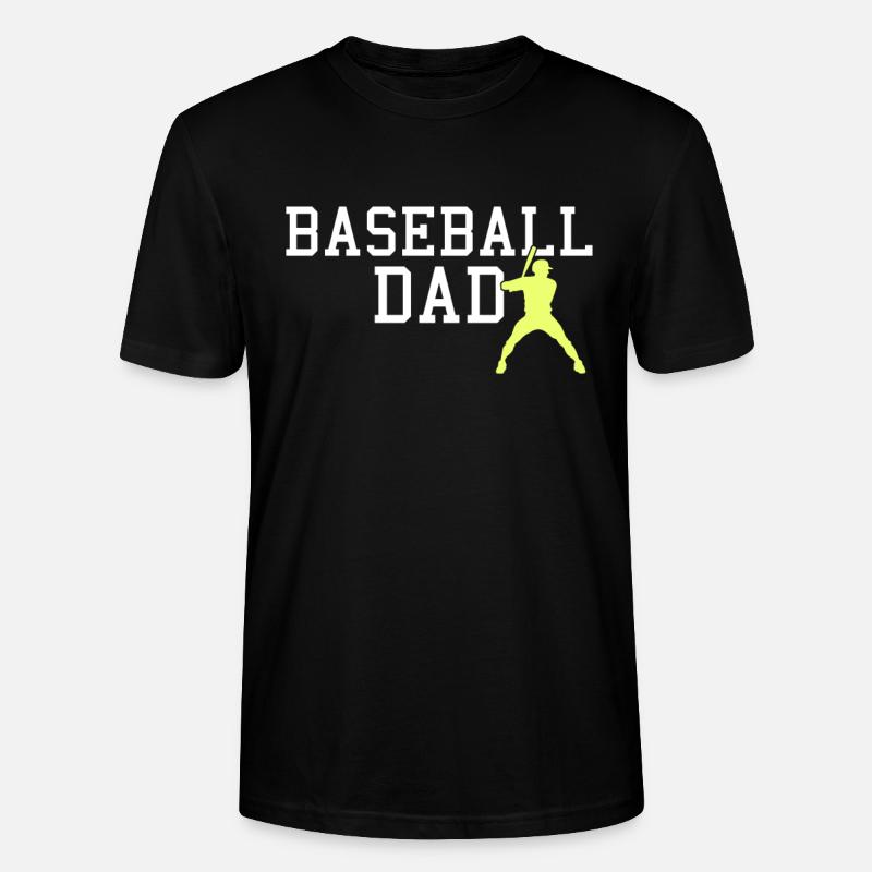 baseball dad - Stanley/Stella Unisex Bio-T-Shirt CRAFTER - Schwarz