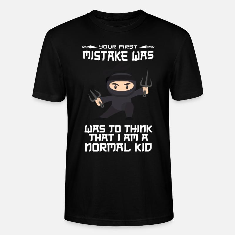 Ninja - Stanley/Stella Unisex Bio-T-Shirt CRAFTER - Schwarz