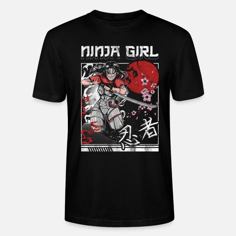 Ninja - Stanley/Stella Unisex Bio-T-Shirt CRAFTER - Schwarz