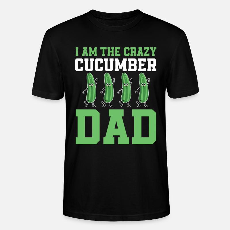 Concombre Papa - T-shirt bio CRAFTER Stanley Stella Unisexe - noir