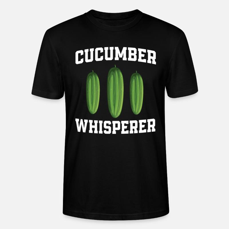 Gurken Flüsterer - Stanley/Stella Unisex Bio-T-Shirt CRAFTER - Schwarz