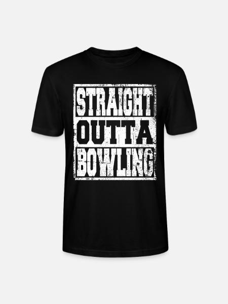 Bowling saying funny - Stanley/Stella CRAFTER Unisex Organic T-Shirt - black