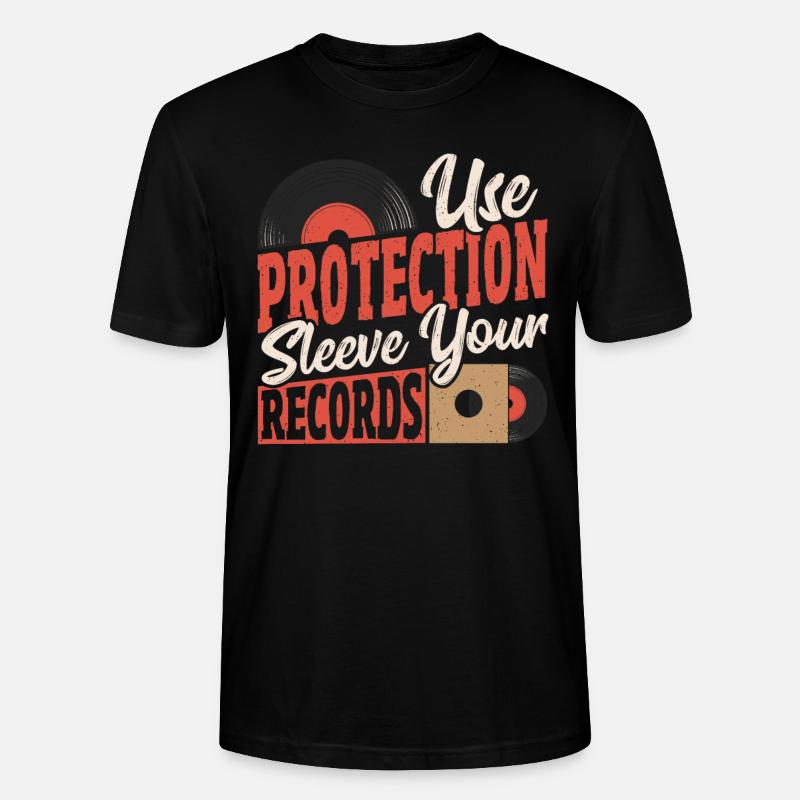 Disc Taker - Vinyl-sammeln - Stanley/Stella Unisex Bio-T-Shirt CRAFTER - Schwarz