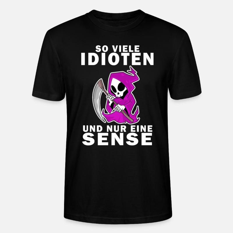 Sensenmann Dame - Stanley/Stella Unisex Bio-T-Shirt CRAFTER - Schwarz