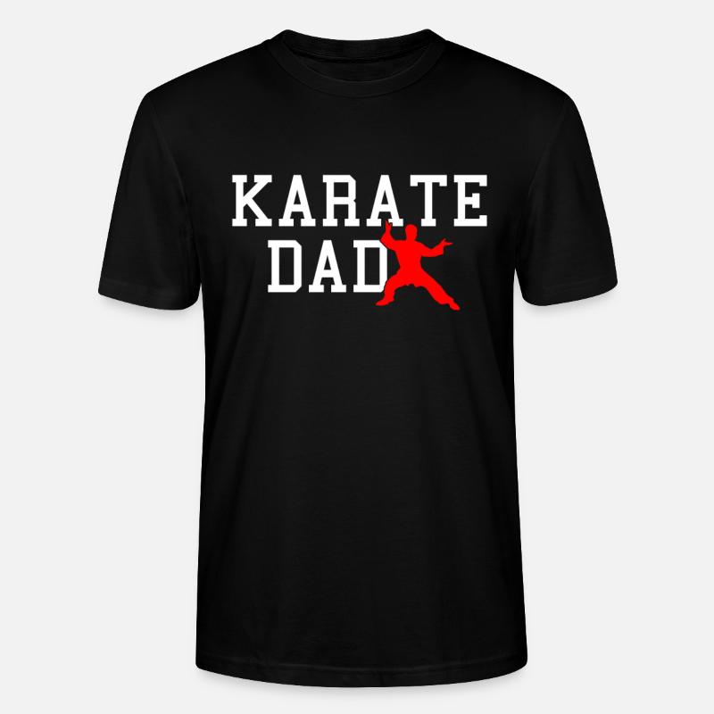 karate dad - Stanley/Stella Unisex Bio-T-Shirt CRAFTER - Schwarz