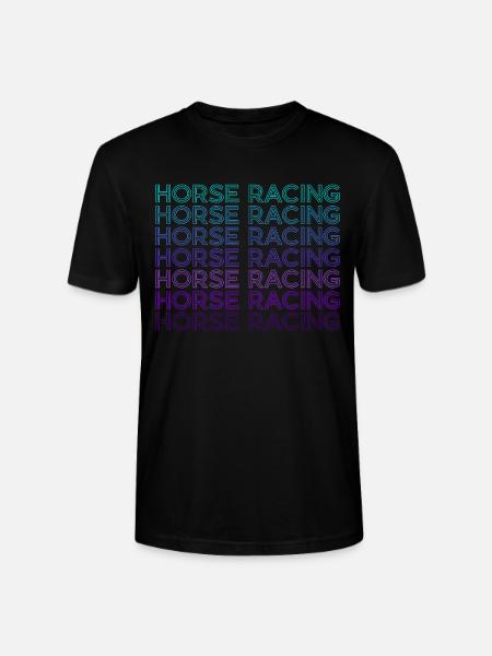 Courses de chevaux Rétro - T-shirt bio CRAFTER Stanley Stella Unisexe - noir