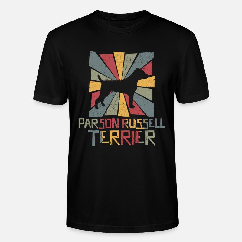 Parson Russell terrier - Stanley/Stella Unisex Bio-T-Shirt CRAFTER - Schwarz
