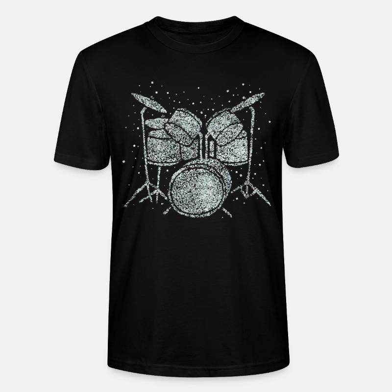 Schlagzeug Schalgzeuger Drumming Drumset - Stanley/Stella Unisex Bio-T-Shirt CRAFTER - Schwarz