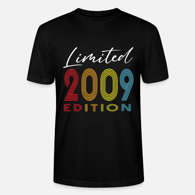 Édition limitée 2009 - T-shirt bio CRAFTER Stanley Stella Unisexe - noir