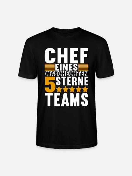 Abteilungsleiter Chef - Stanley/Stella Unisex Bio-T-Shirt CRAFTER - Schwarz