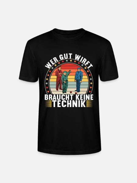 Boule Petanque - Stanley/Stella Unisex Bio-T-Shirt CRAFTER - Schwarz