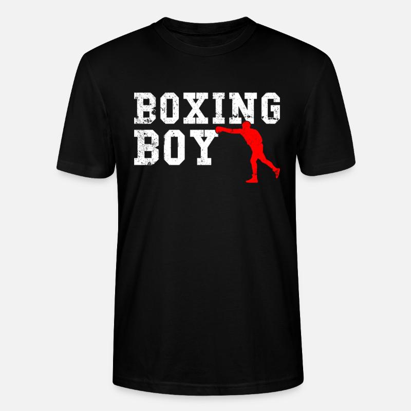 garçon de boxe - T-shirt bio CRAFTER Stanley Stella Unisexe - noir