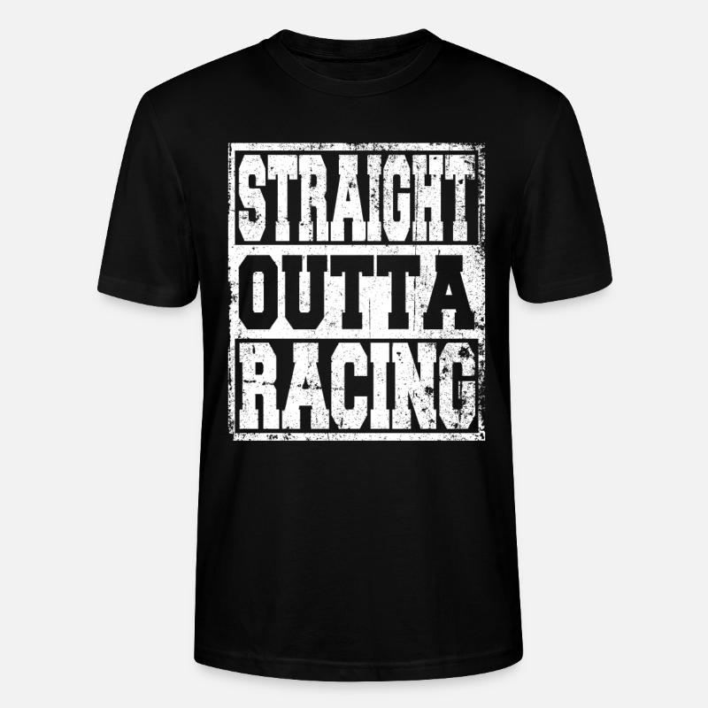 Racing Spruch lustig - Stanley/Stella Unisex Bio-T-Shirt CRAFTER - Schwarz