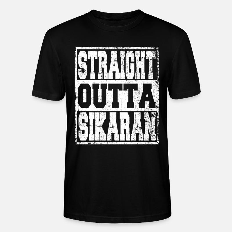 Sikaran Spruch lustig - Stanley/Stella Unisex Bio-T-Shirt CRAFTER - Schwarz