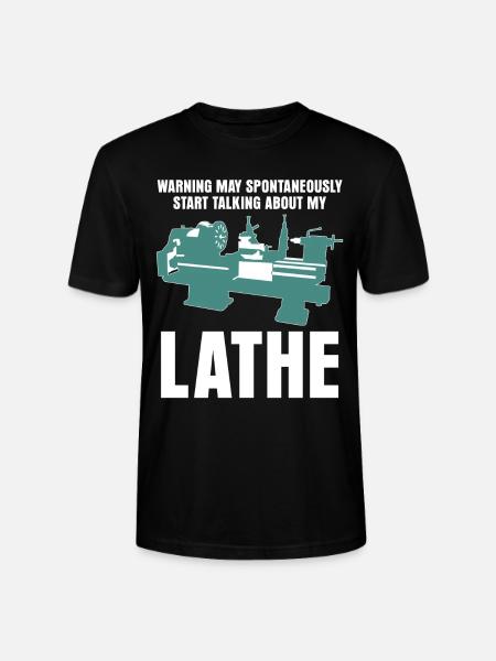 Machining Lathe Lathe Lathe - Stanley/Stella CRAFTER Unisex Organic T-Shirt - black