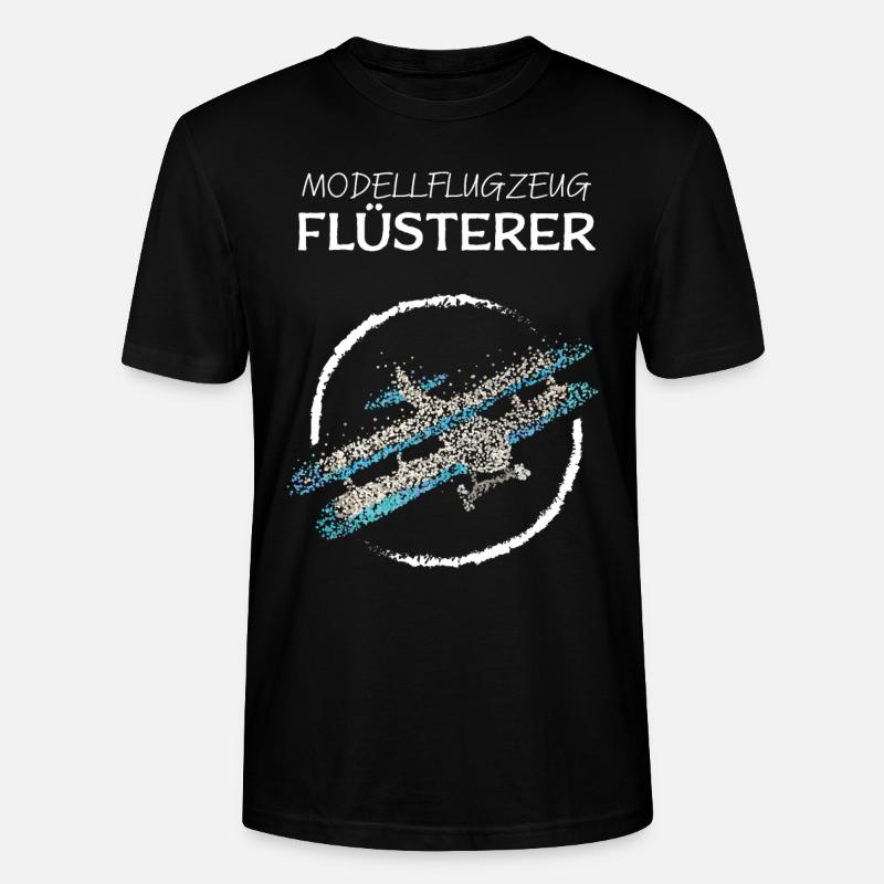 Modellflugzeug Modellflieger Modellbau - Stanley/Stella Unisex Bio-T-Shirt CRAFTER - Schwarz