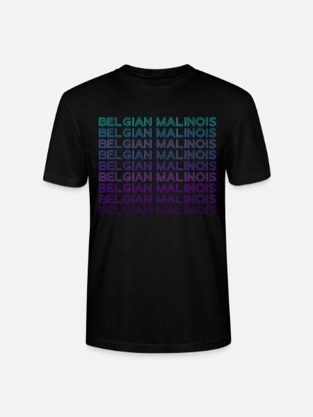 Belgian Malinois Retro - Stanley/Stella CRAFTER Unisex Organic T-Shirt - black