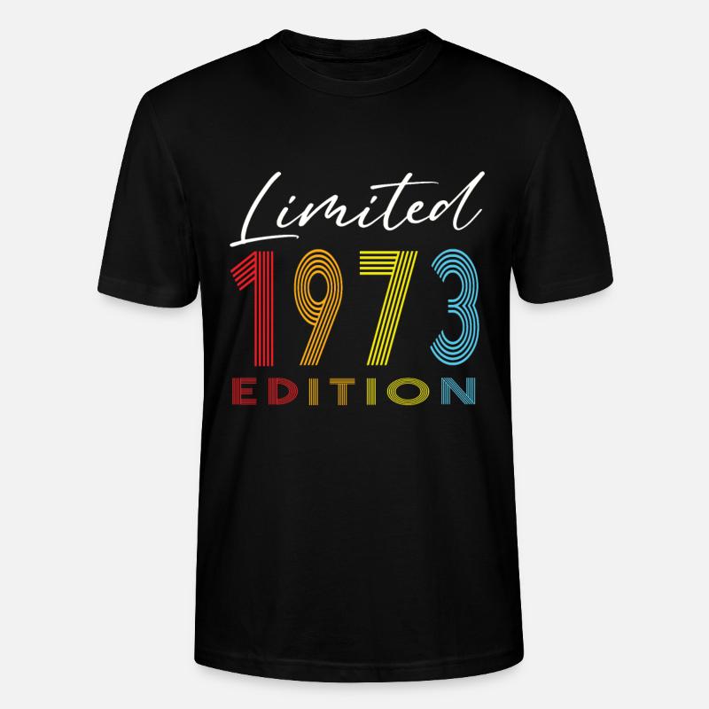 Édition limitée 1973 - T-shirt bio CRAFTER Stanley Stella Unisexe - noir