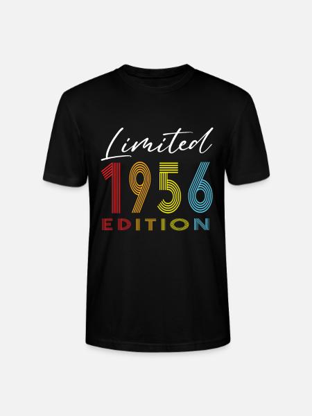 Limited Edition 1956 - Stanley/Stella CRAFTER Unisex Organic T-Shirt - black
