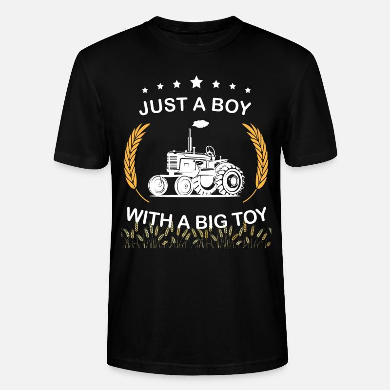 Traktor - Stanley/Stella Unisex Bio-T-Shirt CRAFTER - Schwarz