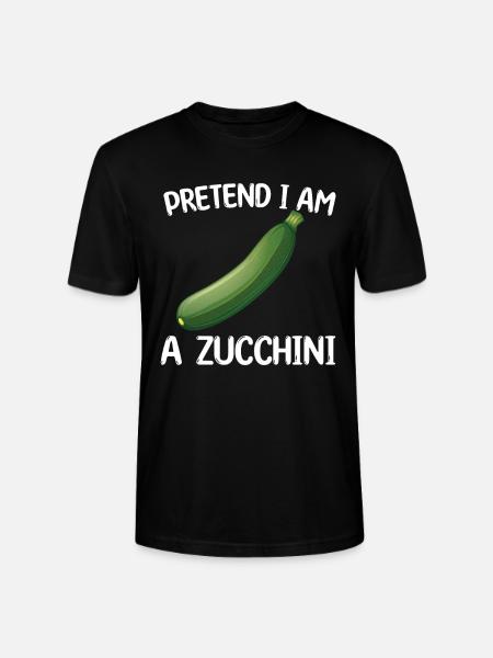 Zucchini Halloween - Stanley/Stella CRAFTER Unisex Organic T-Shirt - black