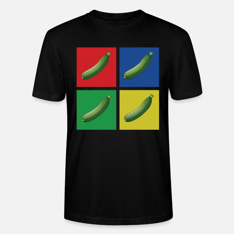 Zucchini - Stanley/Stella Unisex Bio-T-Shirt CRAFTER - Schwarz