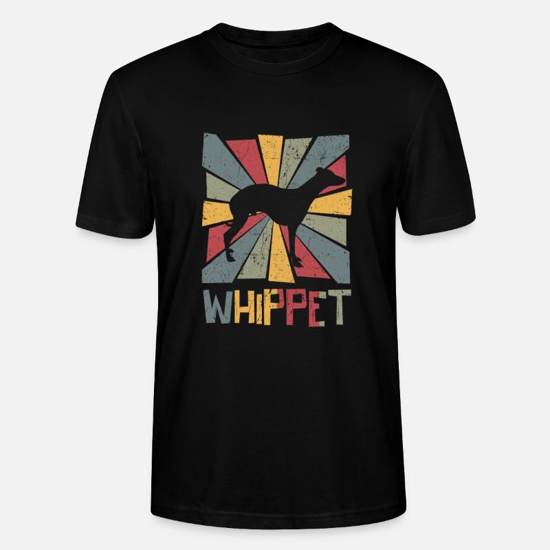 Whippet - Stanley/Stella Unisex Bio-T-Shirt CRAFTER - Schwarz