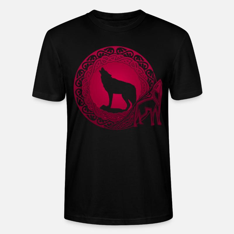 Wolf Odins Wölfe Valhalla Odhin - Stanley/Stella Unisex Bio-T-Shirt CRAFTER - Schwarz