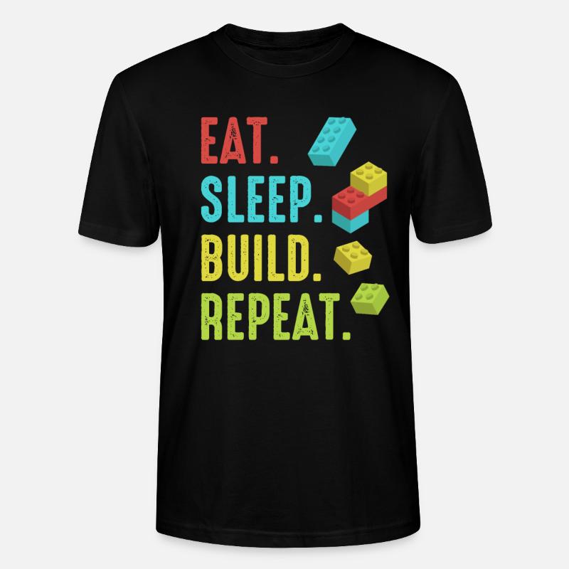 Brick Builder Brick Building Master Builder - Stanley/Stella CRAFTER Unisex Organic T-Shirt - black