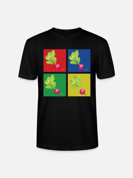 Team Radieschen - Stanley/Stella Unisex Bio-T-Shirt CRAFTER - Schwarz