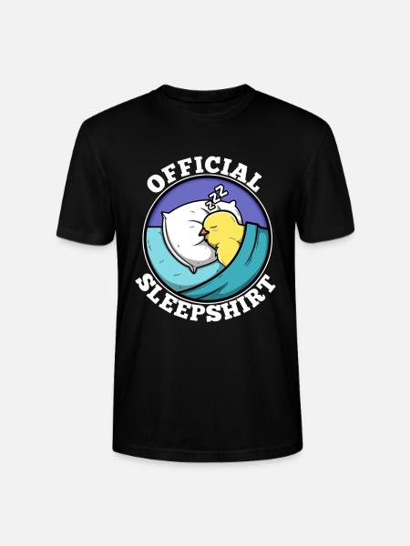 Official sleepshirt chicken - Stanley/Stella CRAFTER Unisex Organic T-Shirt - black
