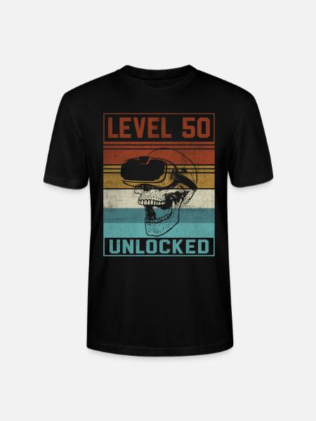 50th Birthday Gamer - Stanley/Stella Unisex Bio-T-Shirt CRAFTER - Schwarz